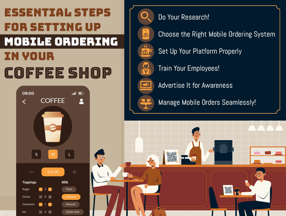 Essential Steps For Setting Up Mobile Ordering In Your Coffee Shop.